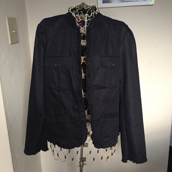 Jean jacket. Practically new. - Picture 1 of 4